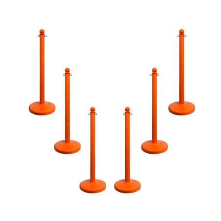 Accuform MEDIUM DUTY STANCHION POSTS COLOR PRC207OR PRC207OR